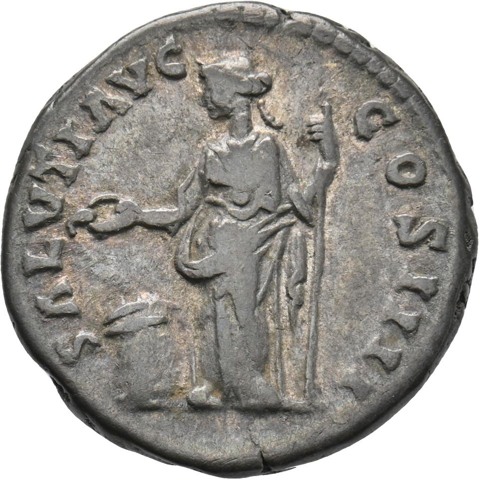 Antoninus Pius, silver denarius, collection photograph Koeln-ID755, reverse