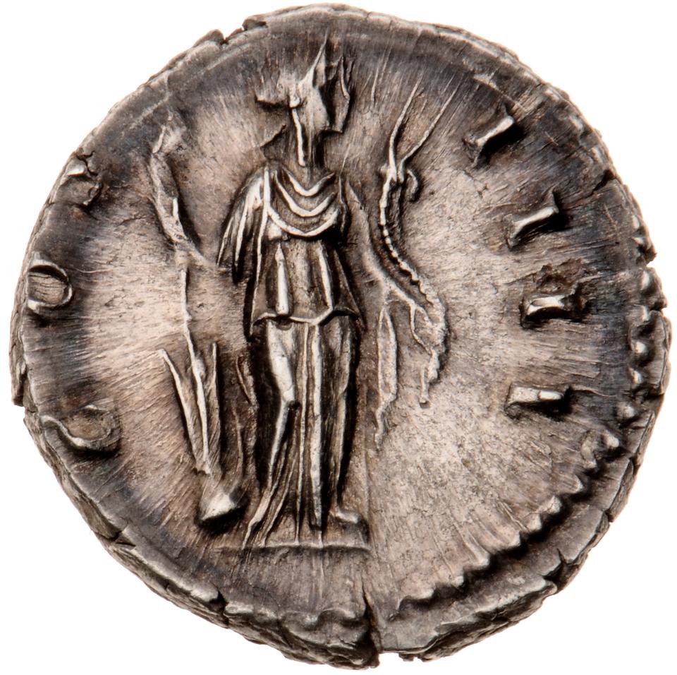 Antoninus Pius, silver denarius, collection photograph Muenster-ID78, reverse