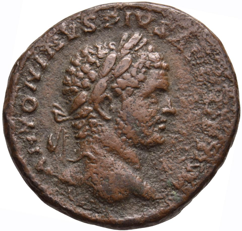 Caracalla, copper-alloy as, collection photograph Koeln-ID878, obverse