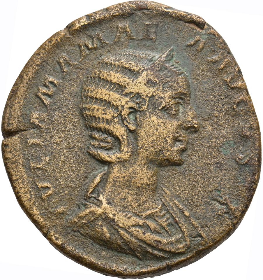 Severus Alexander, copper-alloy sestertius, collection photograph Koeln-ID937, obverse