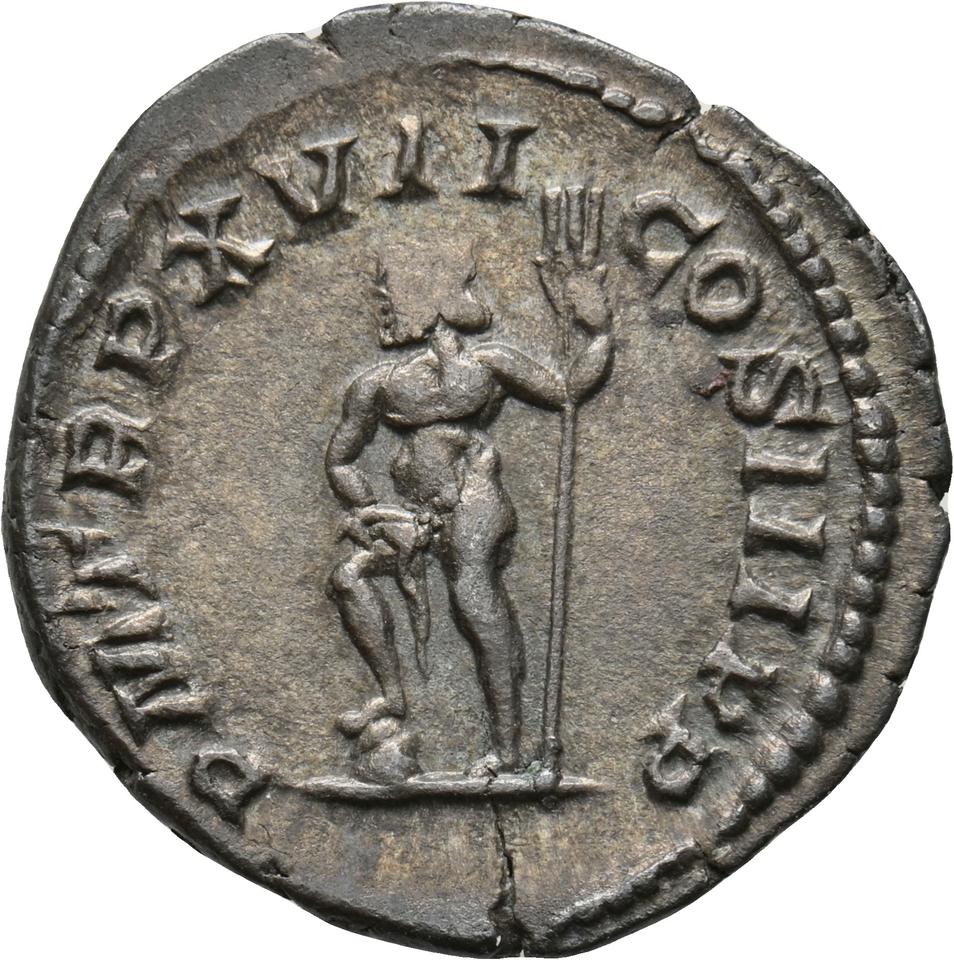 Septimius Severus, silver denarius, collection photograph Koeln-ID853, reverse