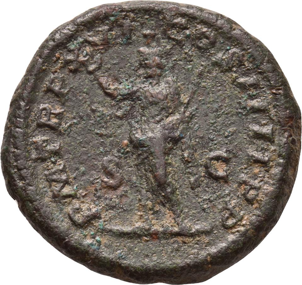Caracalla, copper-alloy as, collection photograph Koeln-ID876, reverse