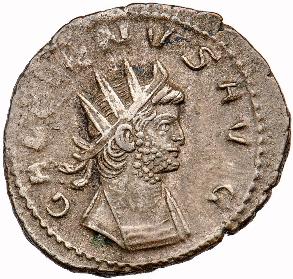 Gallienus, silver antoninianus, collection photograph Muenster-ID962, obverse