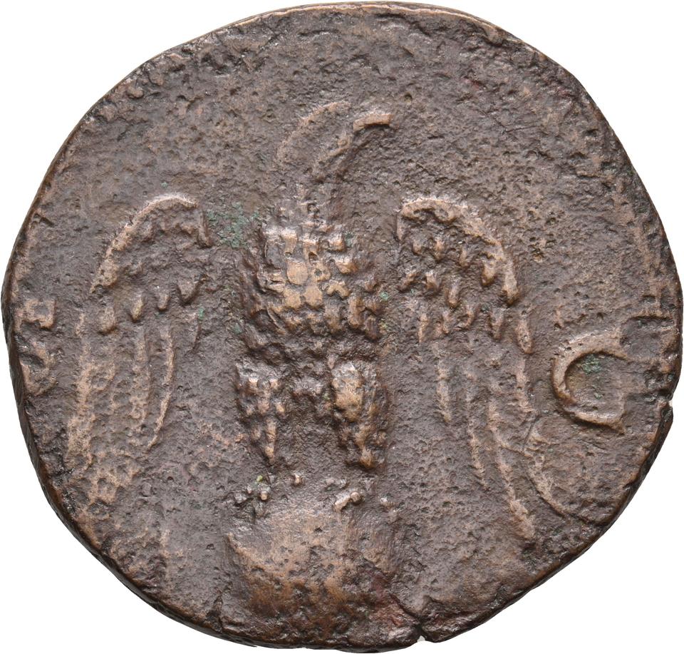 Vespasian, copper-alloy as, collection photograph Koeln-ID640, reverse