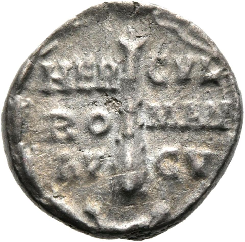 Commodus, silver denarius, collection photograph Mainz-ID375, reverse