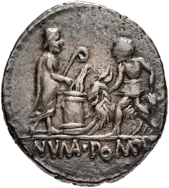 Roman Republic, silver denarius, collection photograph Hamburg-ID216, reverse