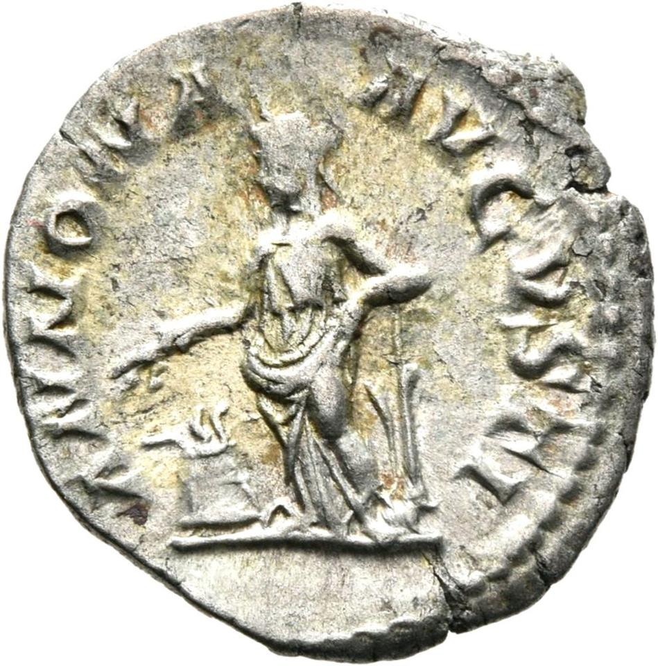 Elagabalus, Silver denarius, collection photograph Mainz-ID558, reverse