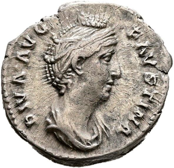 Antoninus Pius, Silver denarius, collection photograph Hamburg-ID702, obverse