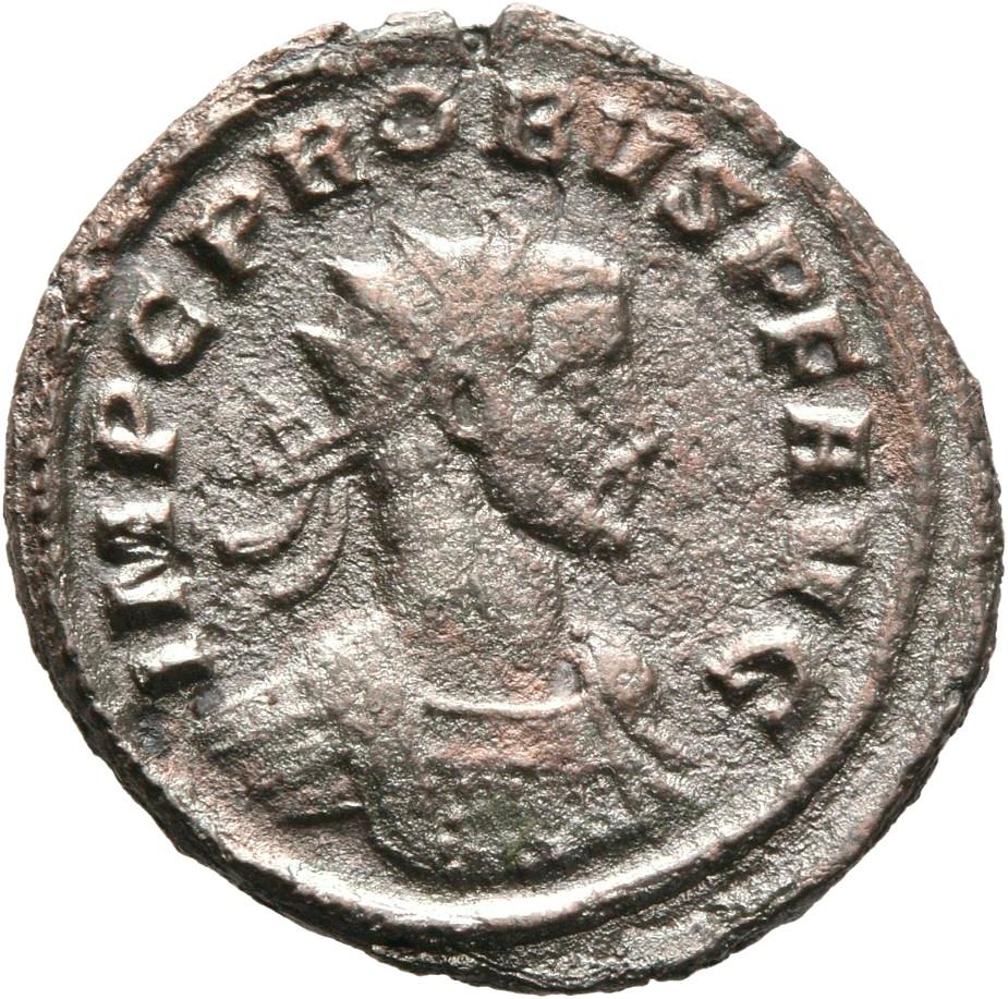 Probus, silver antoninianus, collection photograph Mainz-ID104, obverse
