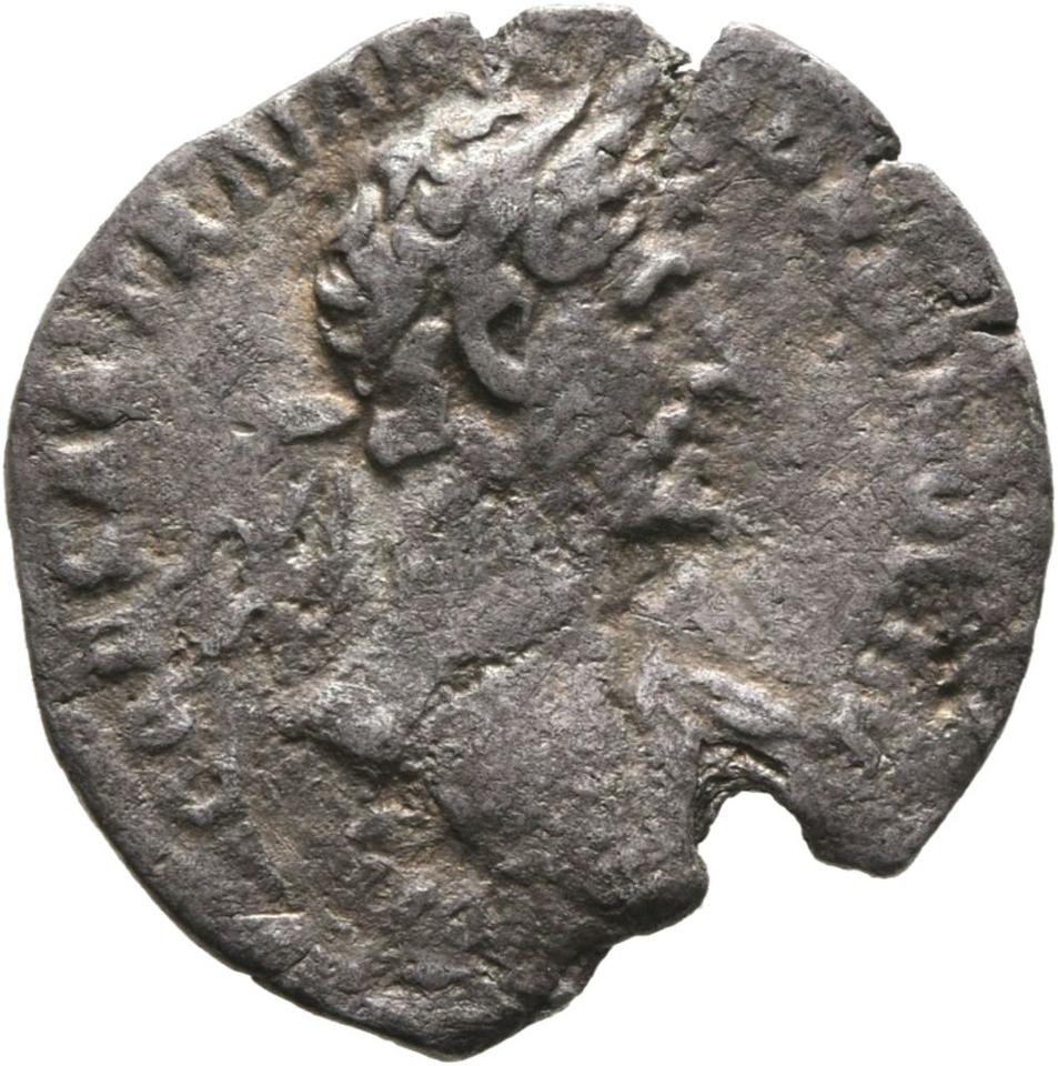 Hadrian, Silver denarius, collection photograph Mainz-ID216, obverse