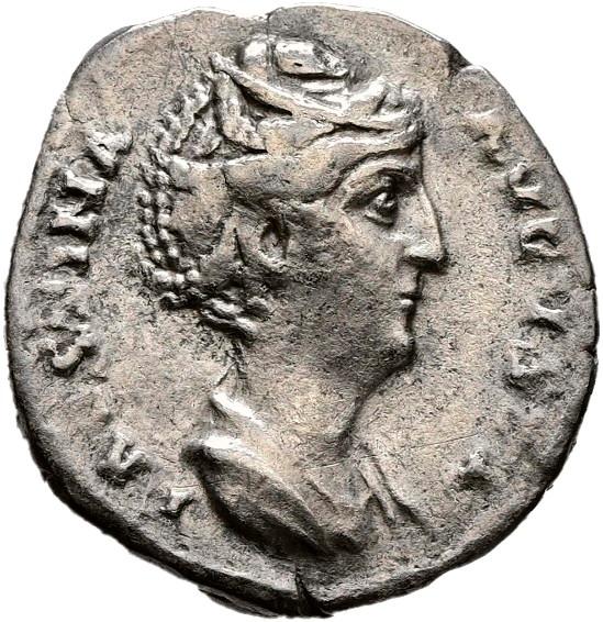 Antoninus Pius, Silver denarius, collection photograph Hamburg-ID700, obverse