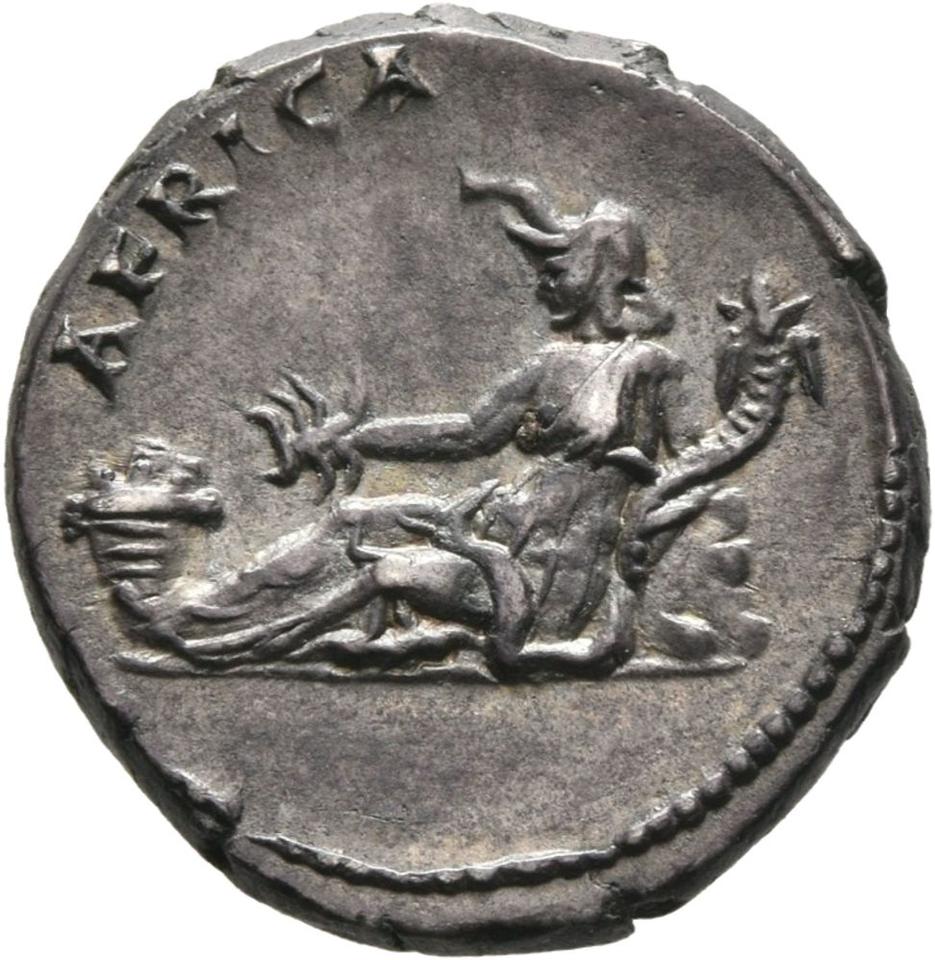Hadrian, Silver denarius, collection photograph Mainz-ID240, reverse