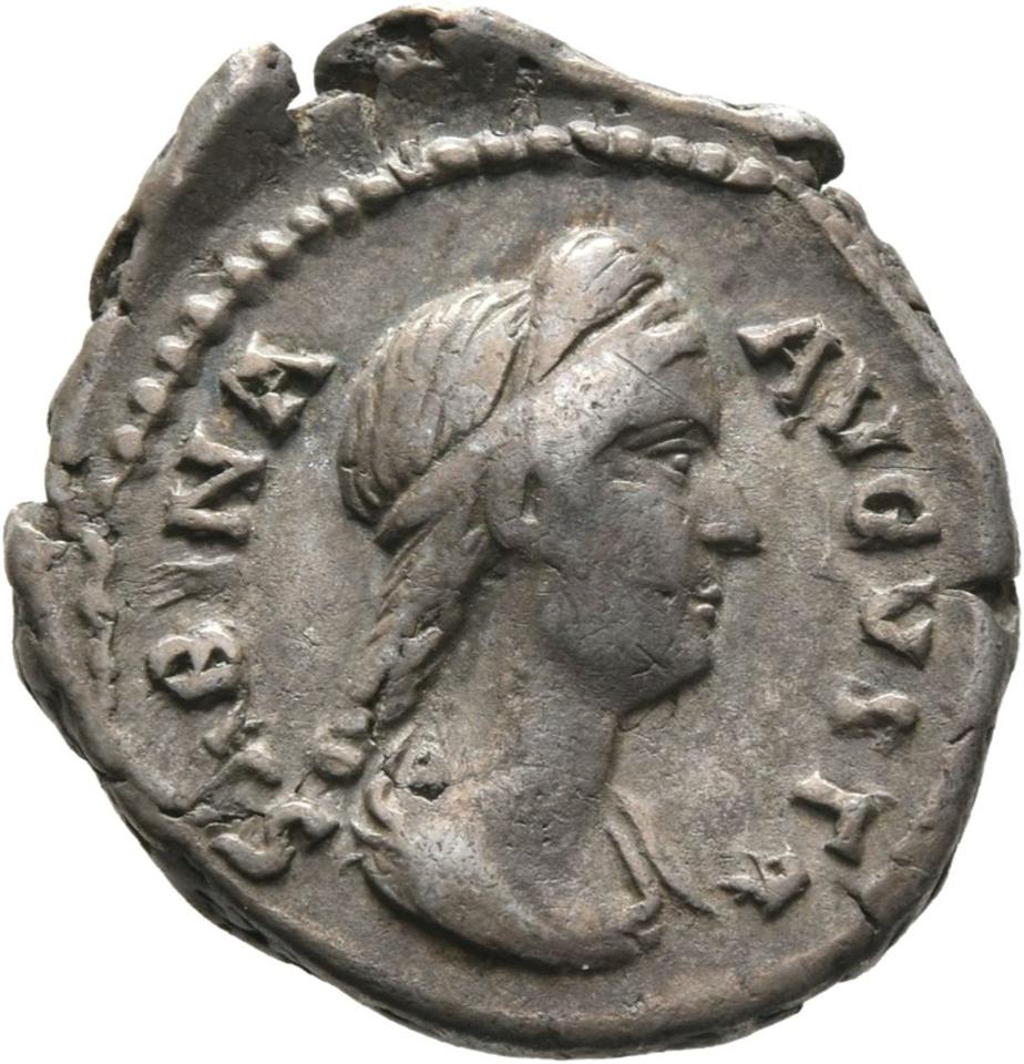 Hadrian, Silver denarius, collection photograph Mainz-ID1052, obverse
