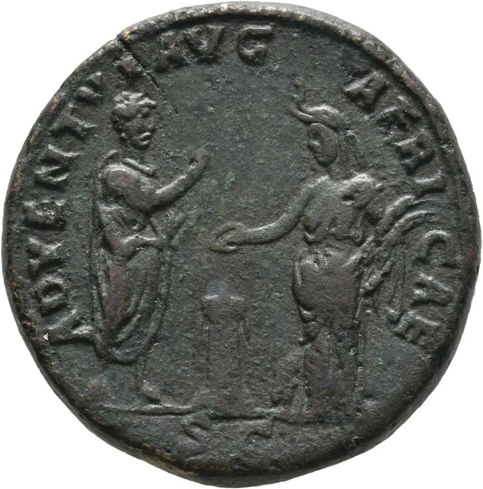 Hadrian, Bronze sestertius, collection photograph Mainz-ID250, reverse