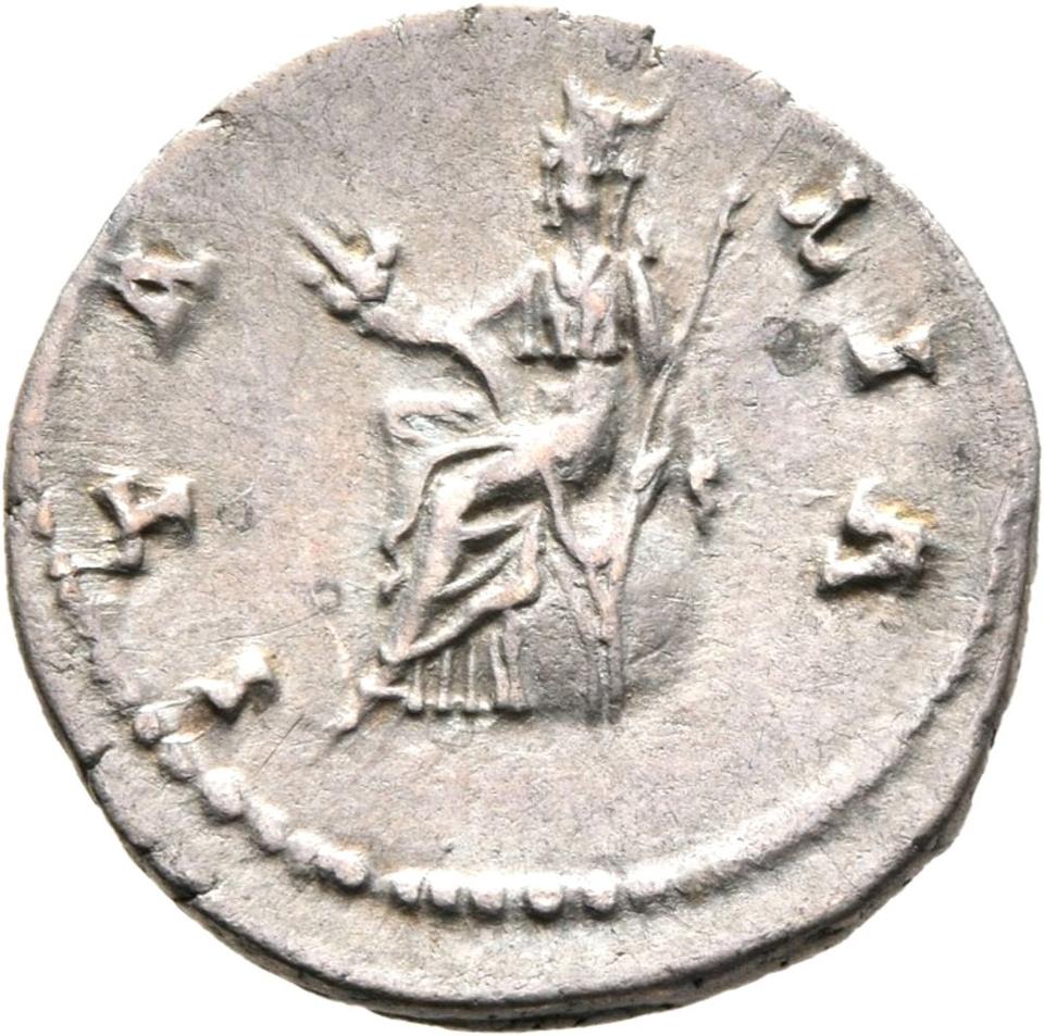 Antoninus Pius, Silver denarius, collection photograph Mainz-ID263, reverse
