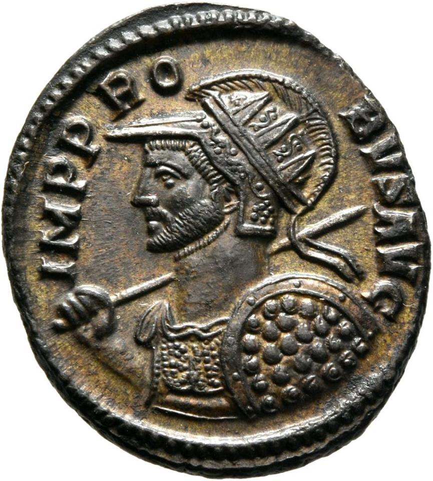 Probus, silver antoninianus, collection photograph Mainz-ID933, obverse