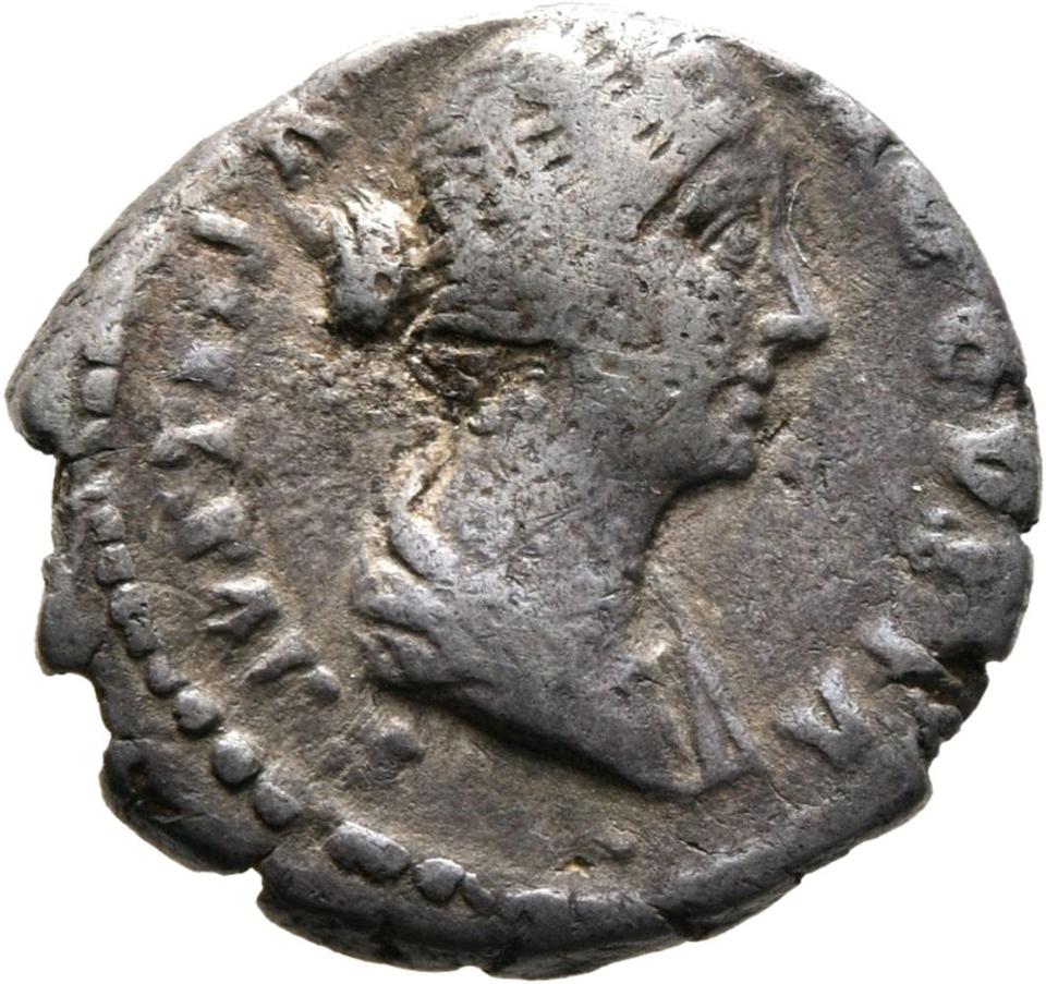 Antoninus Pius, Silver denarius, collection photograph Mainz-ID339, obverse