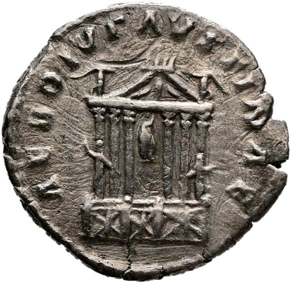 Antoninus Pius, Silver denarius, collection photograph Hamburg-ID703, reverse