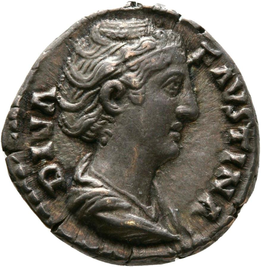 Antoninus Pius, Silver denarius, collection photograph Mainz-ID849, obverse