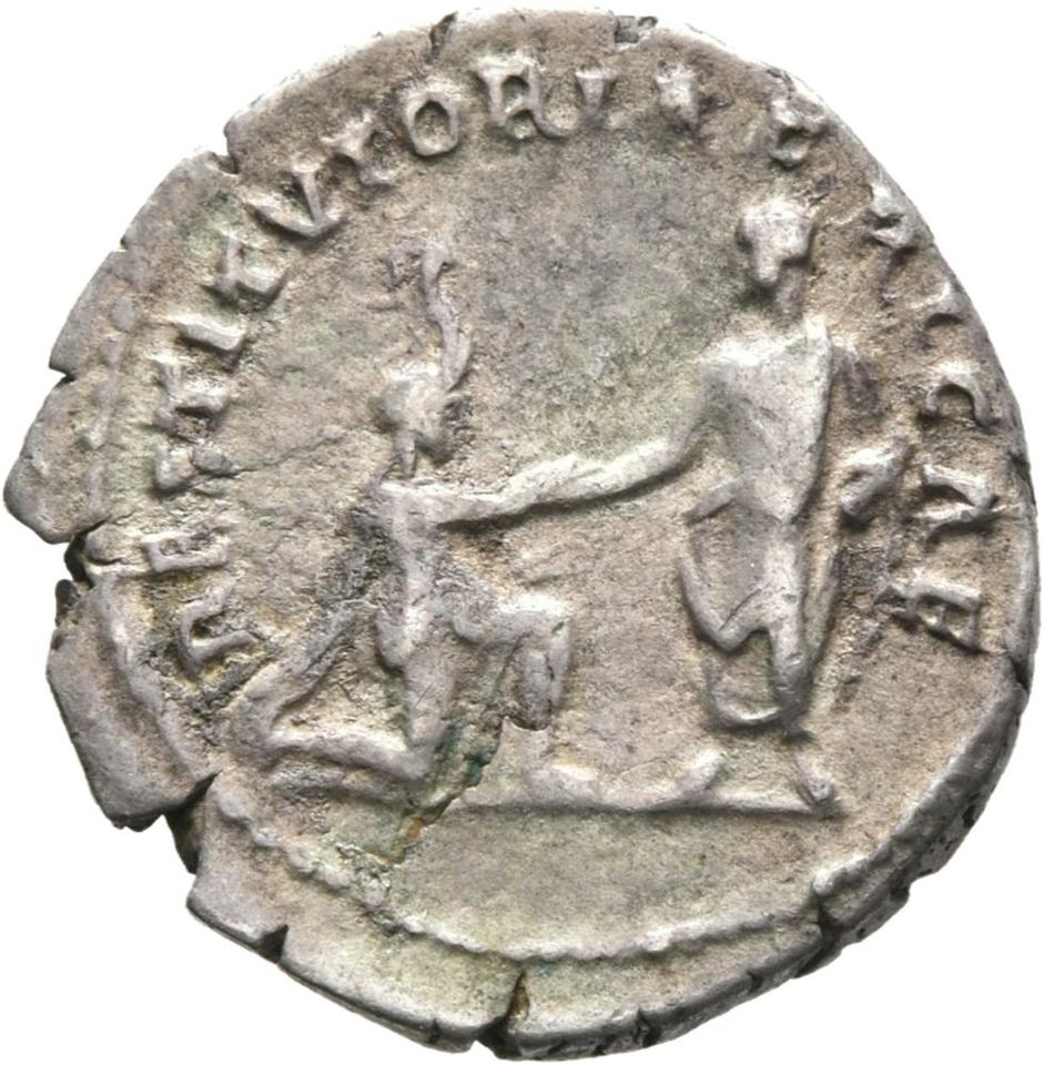 Hadrian, Silver denarius, collection photograph Mainz-ID245, reverse