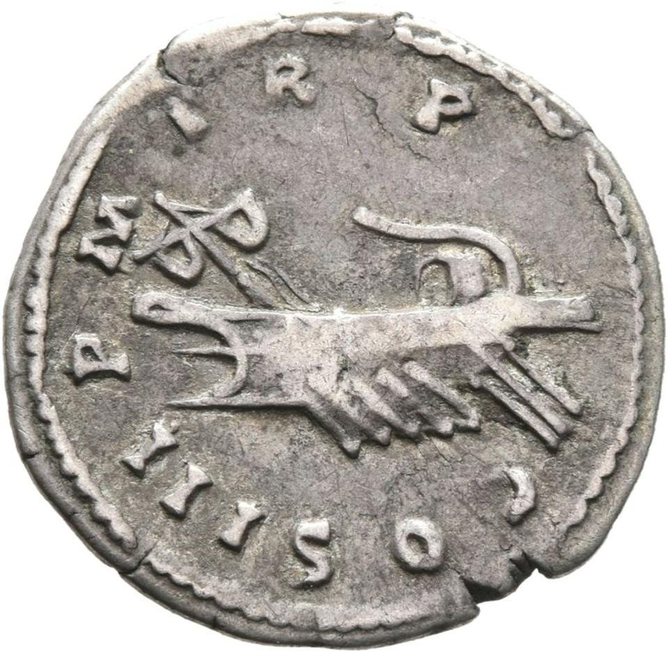 Hadrian, Silver denarius, collection photograph Mainz-ID217, reverse