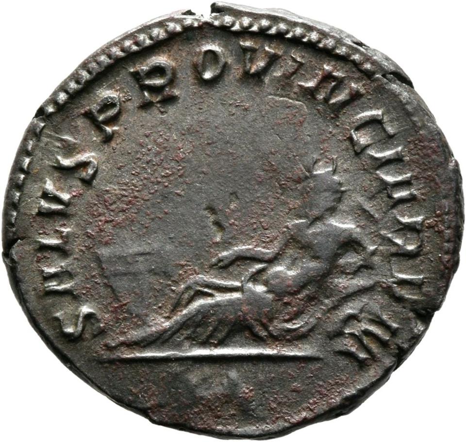 Postumus, silver antoninianus, collection photograph Mainz-ID766, reverse
