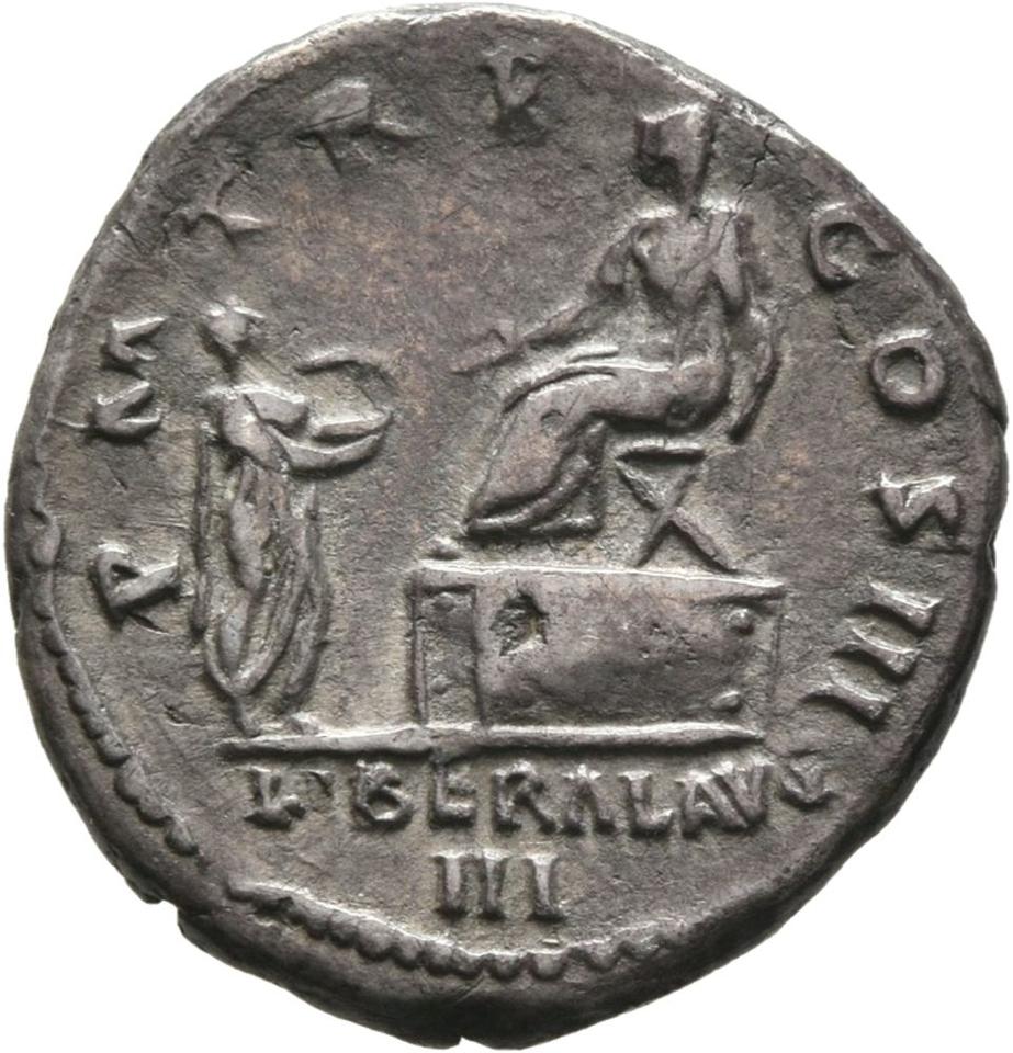 Hadrian, Silver denarius, collection photograph Mainz-ID231, reverse