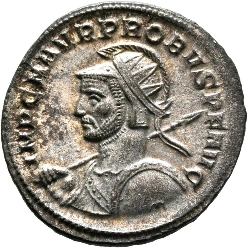 Probus, silver antoninianus, collection photograph Mainz-ID931, obverse