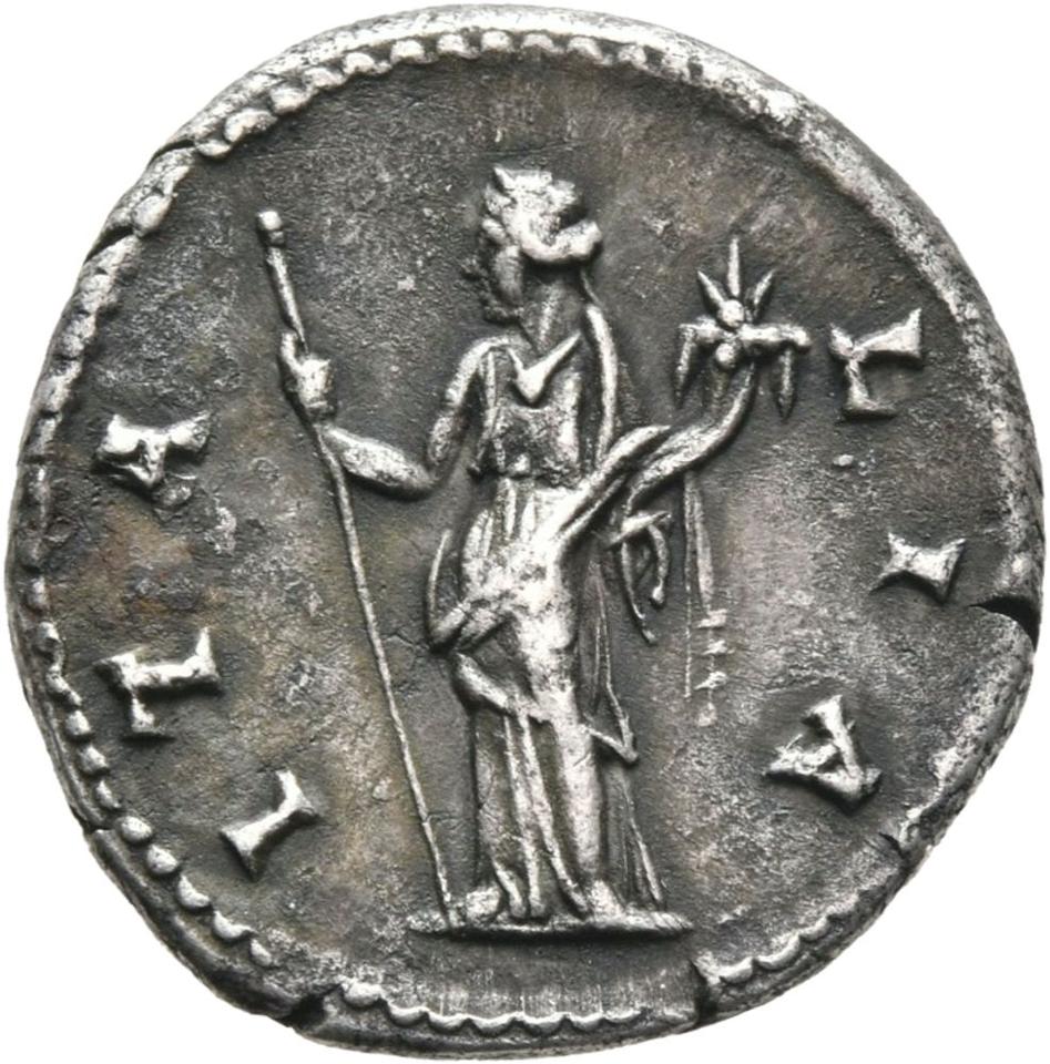 Hadrian, Silver denarius, collection photograph Mainz-ID615, reverse