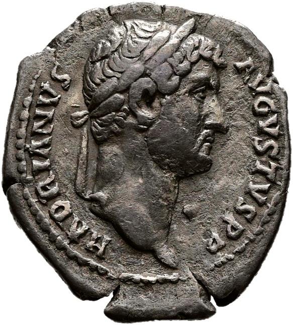 Hadrian, Silver denarius, collection photograph Hamburg-ID620, obverse