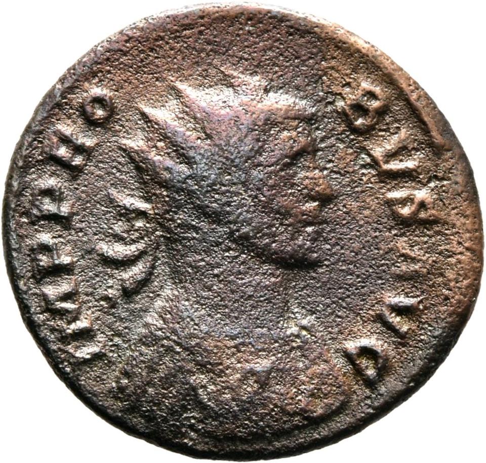 Probus, silver antoninianus, collection photograph Mainz-ID93, obverse