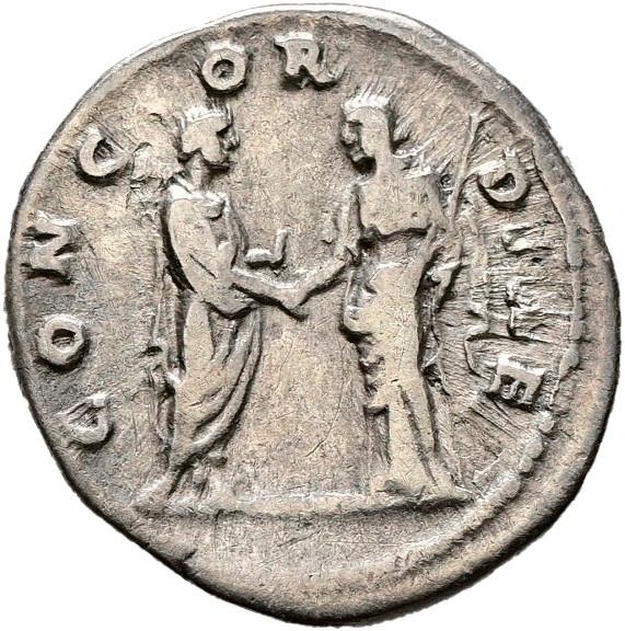 Antoninus Pius, Silver denarius, collection photograph Hamburg-ID701, reverse