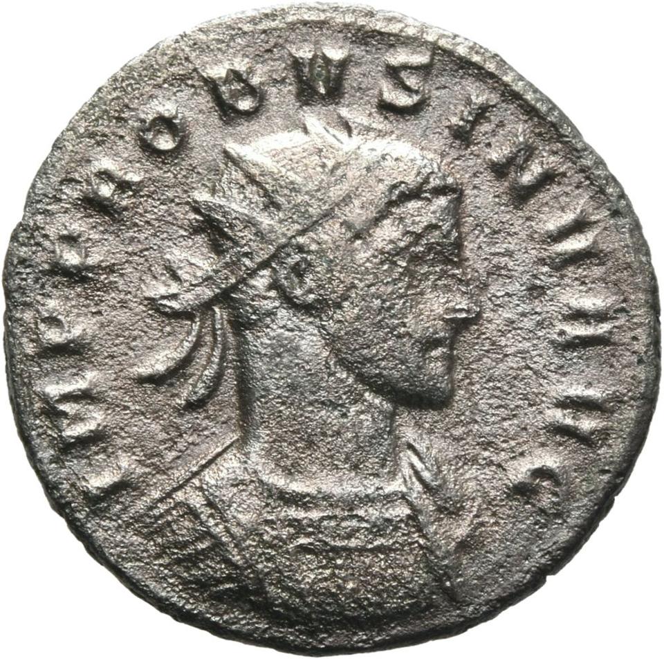 Probus, silver antoninianus, collection photograph Mainz-ID72, obverse