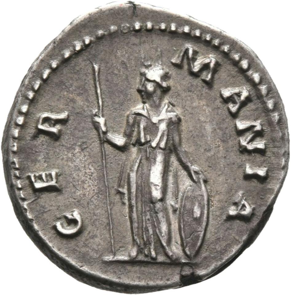 Hadrian, Silver denarius, collection photograph Mainz-ID242, reverse