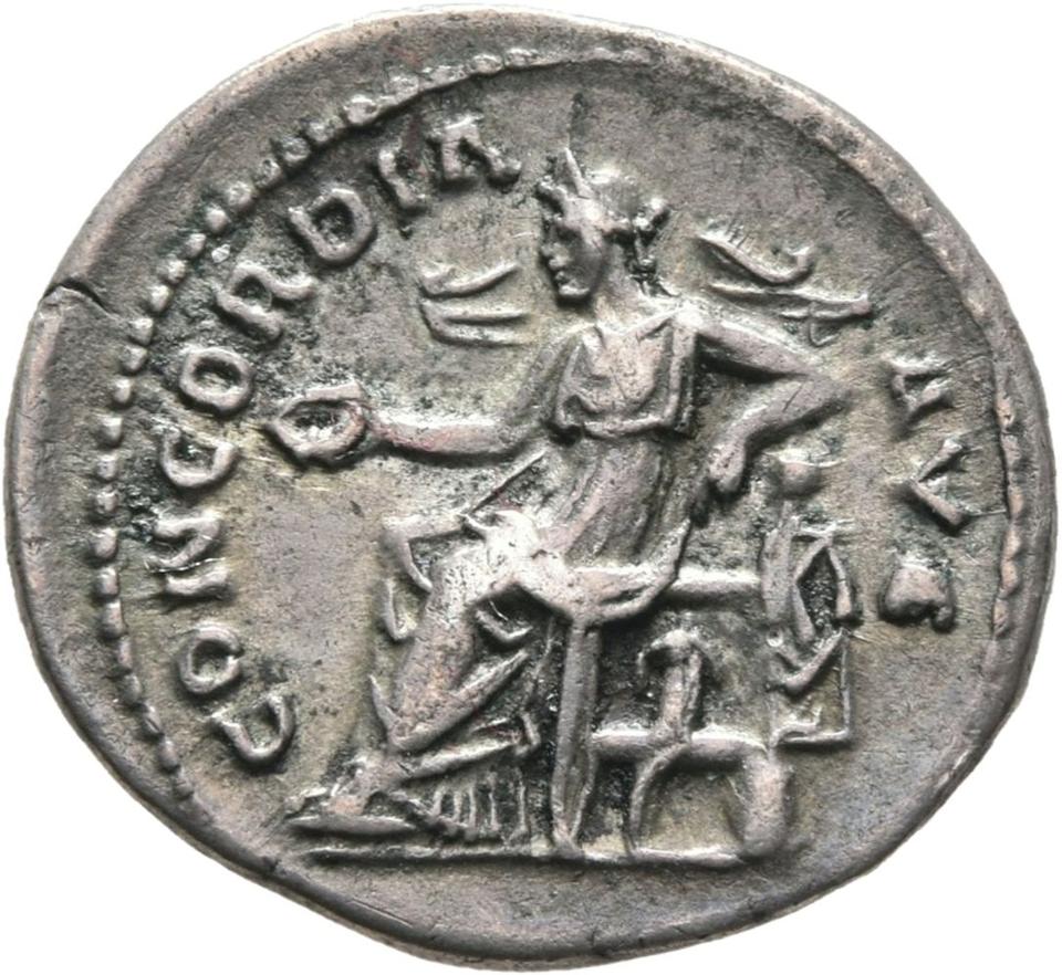 Hadrian, Silver denarius, collection photograph Mainz-ID254, reverse