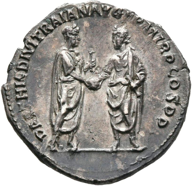 Hadrian, Silver denarius, collection photograph Mainz-ID213, reverse