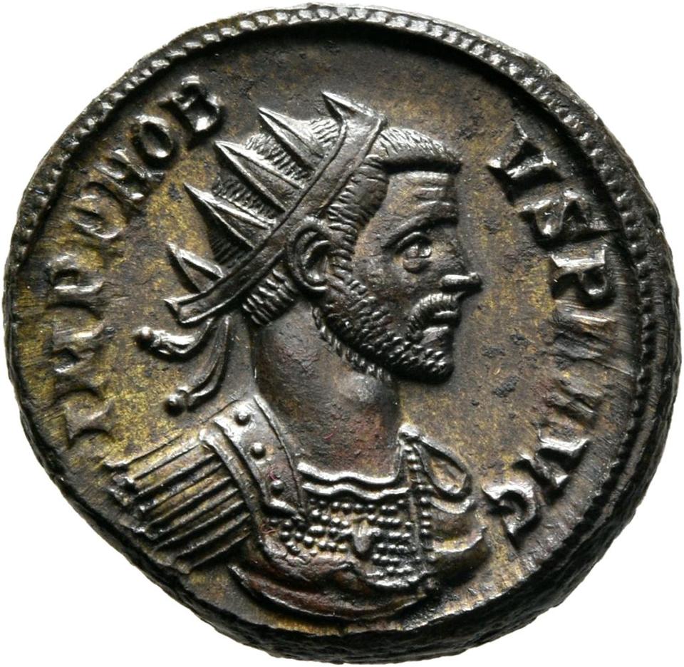 Probus, silver antoninianus, collection photograph Mainz-ID930, obverse