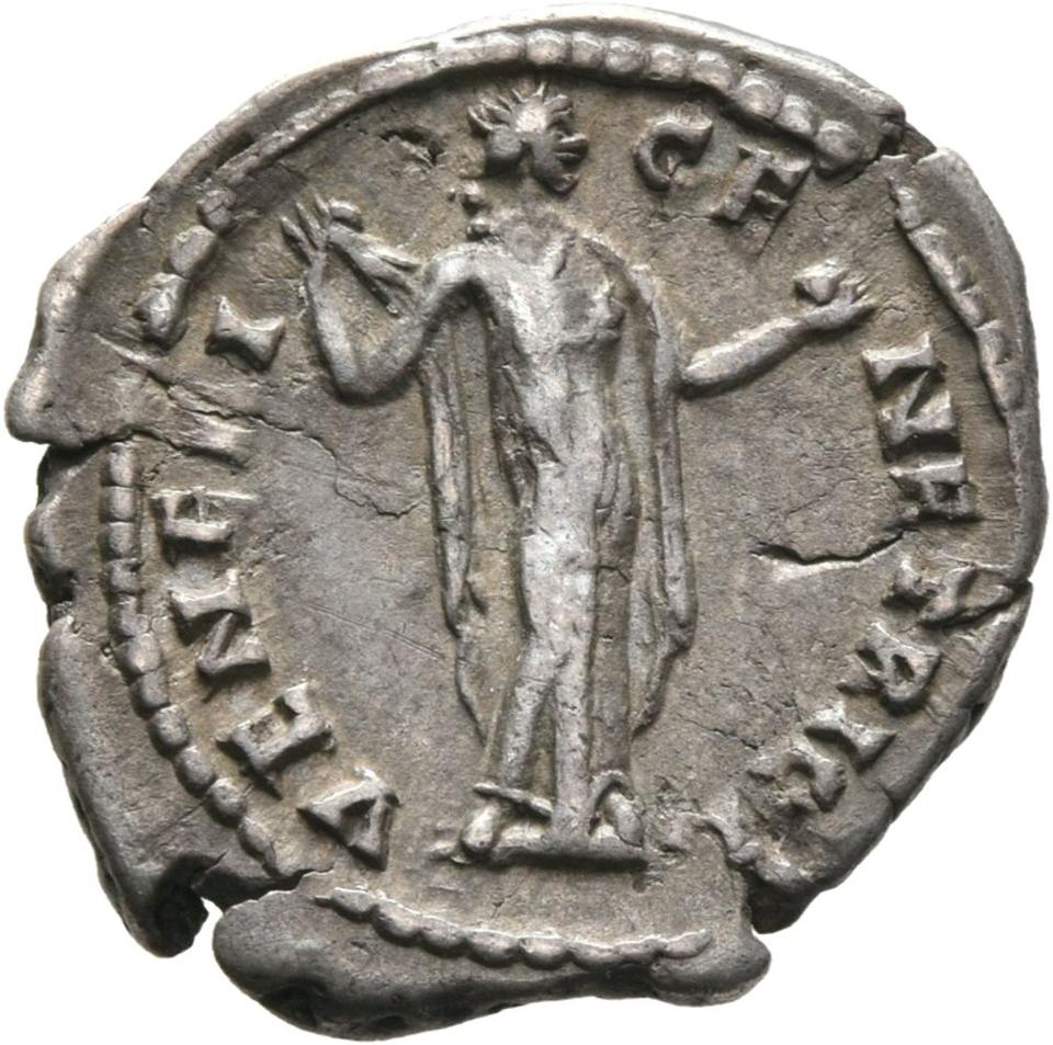 Hadrian, Silver denarius, collection photograph Mainz-ID1052, reverse