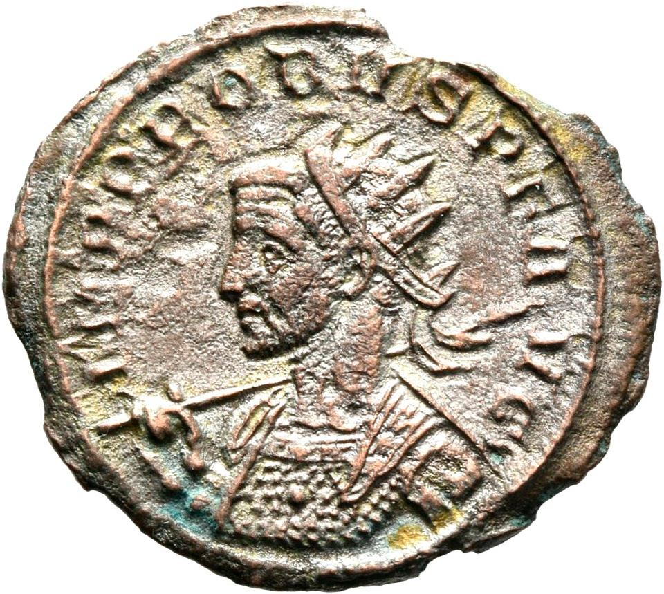 Probus, silver antoninianus, collection photograph Mainz-ID128, obverse