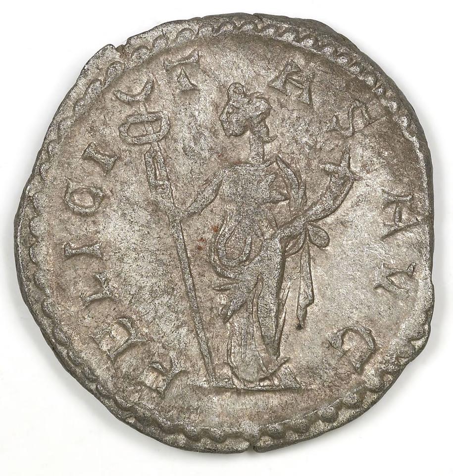 Postumus, silver antoninianus, collection photograph IATH-1991.17.220, reverse