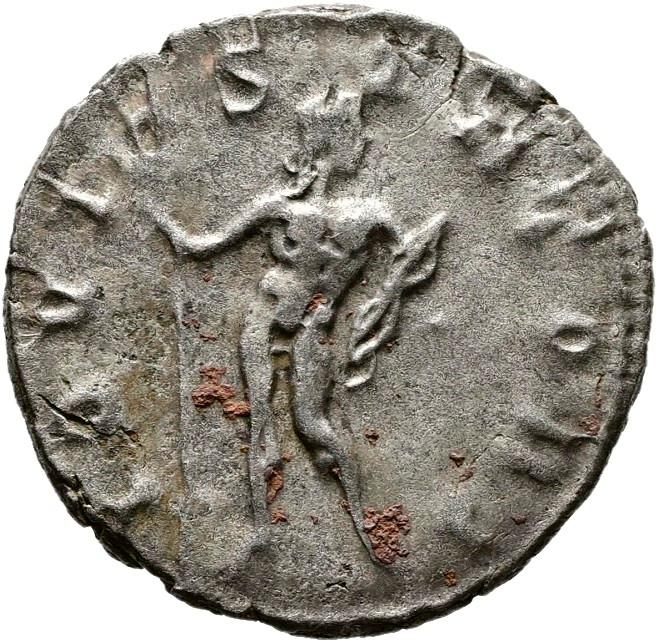 Postumus, silver antoninianus, collection photograph Hamburg-ID1632, reverse