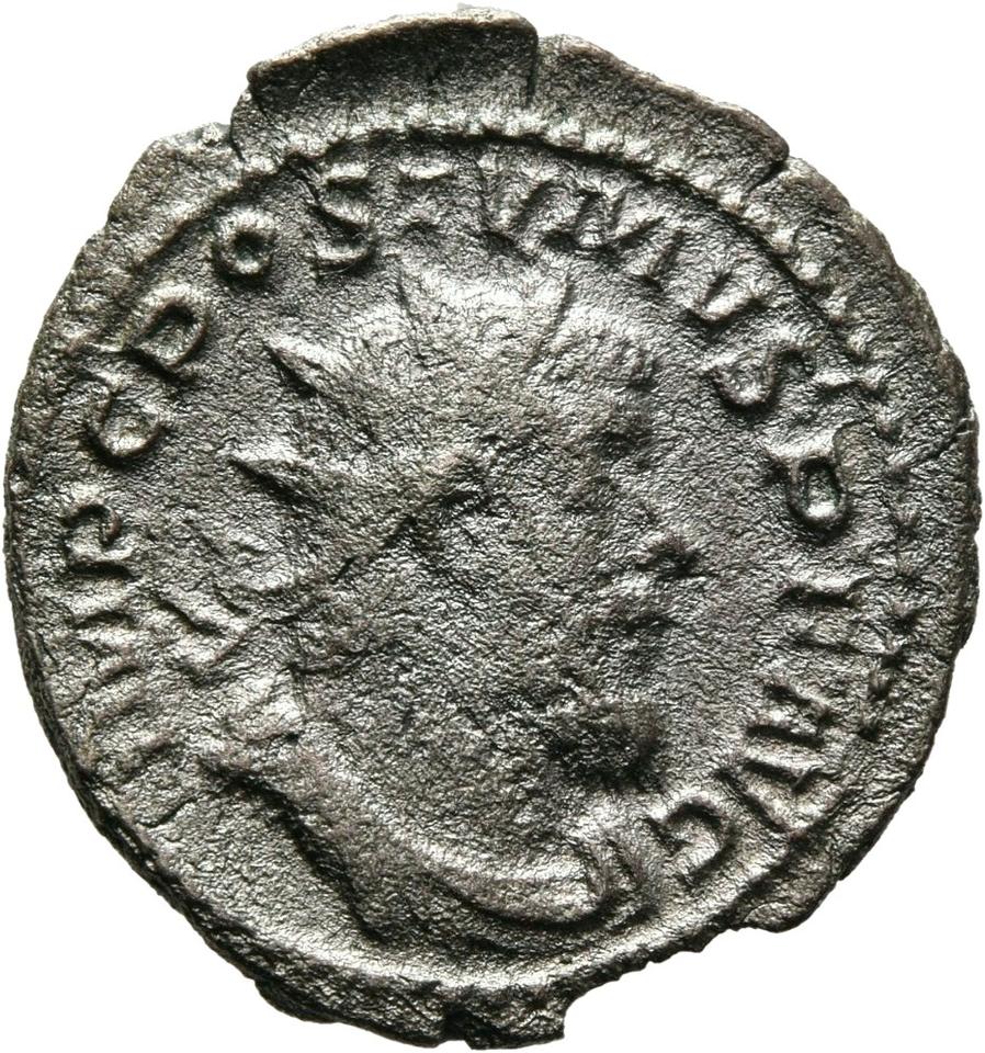 Postumus, silver antoninianus, collection photograph Mainz-ID103, obverse