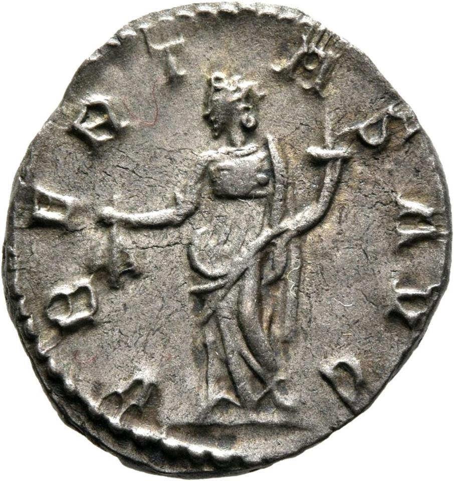 Postumus, silver antoninianus, collection photograph Mainz-ID768, reverse