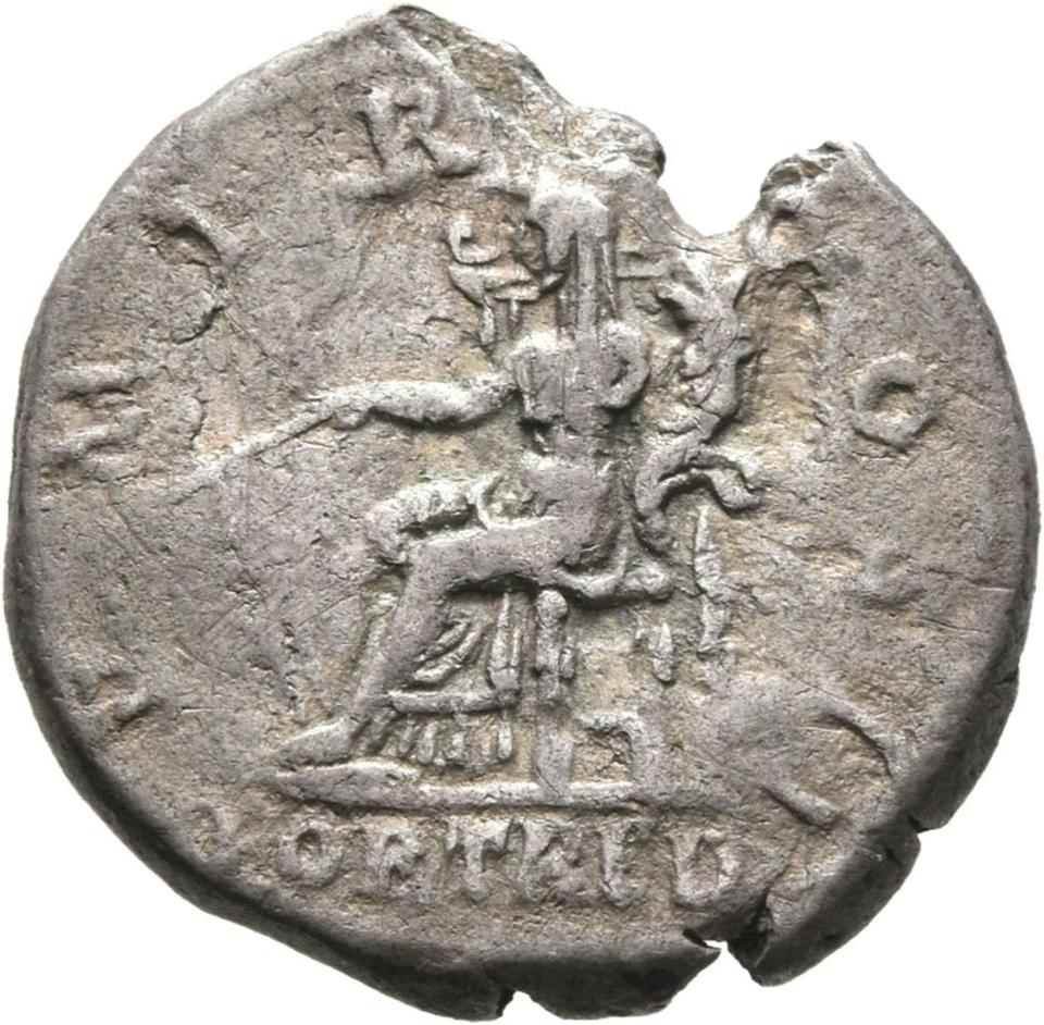 Hadrian, Silver denarius, collection photograph Mainz-ID216, reverse