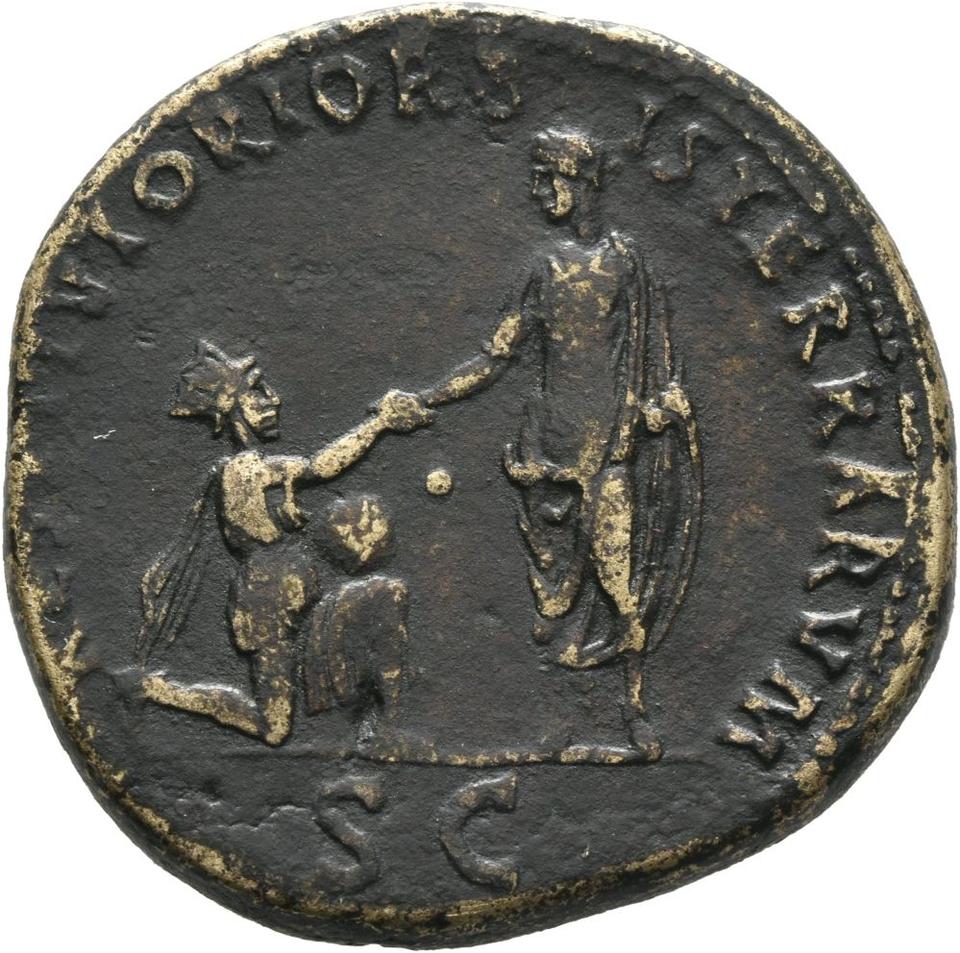 Hadrian, Bronze sestertius, collection photograph Mainz-ID249, reverse