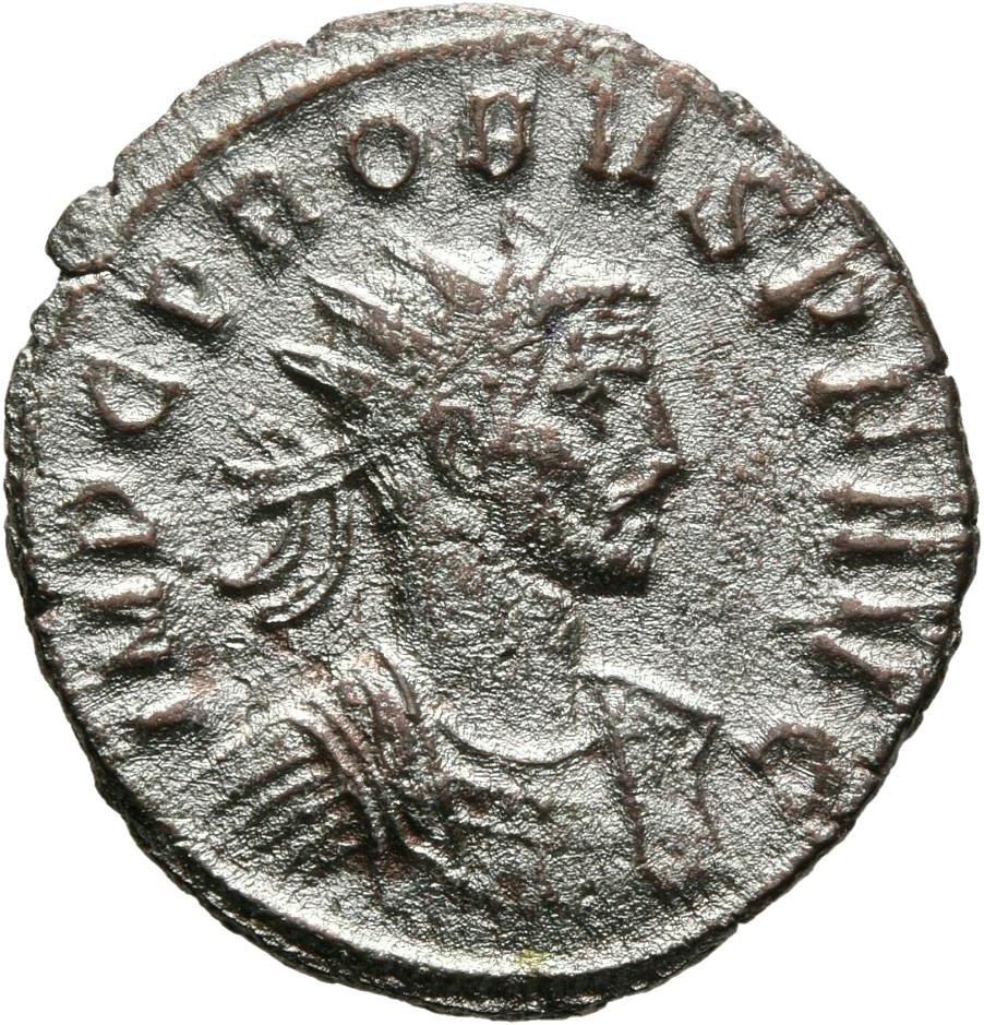 Probus, silver antoninianus, collection photograph Mainz-ID75, obverse