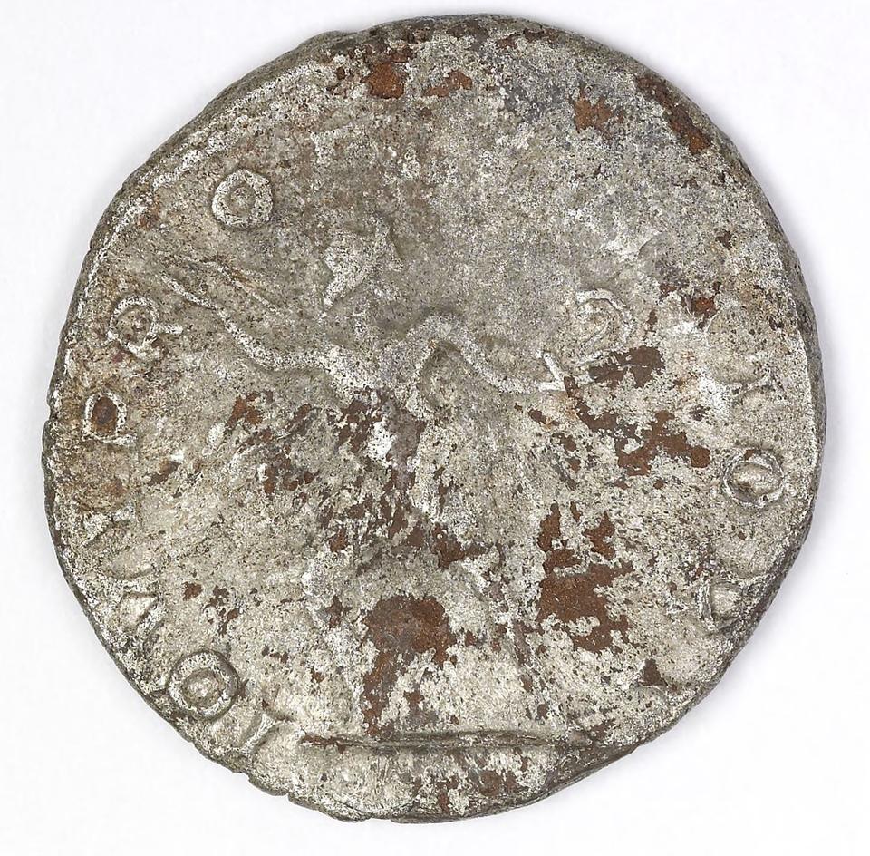Postumus, silver antoninianus, collection photograph IATH-1991.17.225, reverse