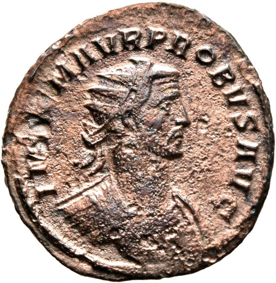 Probus, silver antoninianus, collection photograph Mainz-ID4, obverse