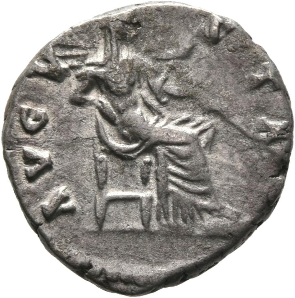 Antoninus Pius, Silver denarius, collection photograph Mainz-ID850, reverse