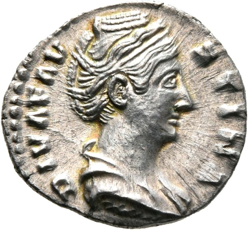 Antoninus Pius, Silver denarius, collection photograph Mainz-ID338, obverse